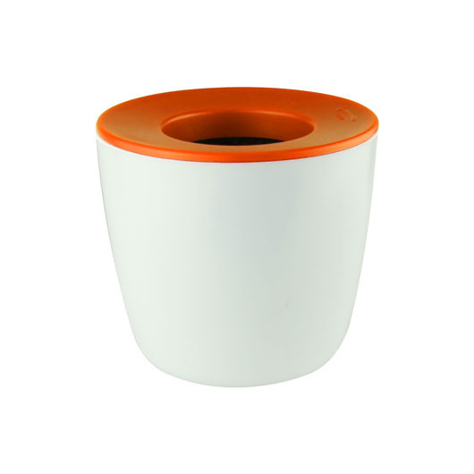 Orange Mini Desk Plant Pots